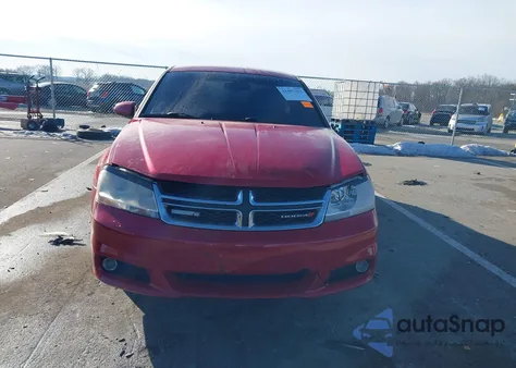 2013 Dodge Avenger Sxt from USA, damaged, VIN 1C3CDZCG8DN741086